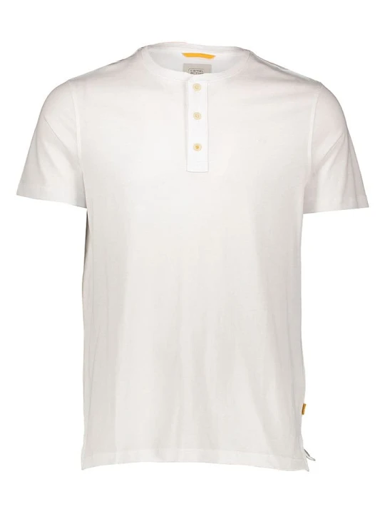 Zdjęcie produktu Camel Active Koszulka "Henley" w kolorze białym rozmiar: L
