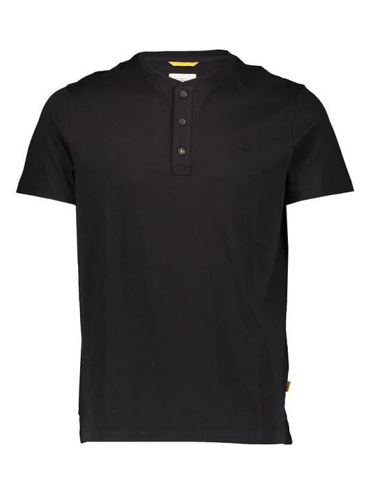 Zdjęcie produktu Camel Active Koszulka "Henley" w kolorze czarnym rozmiar: XL