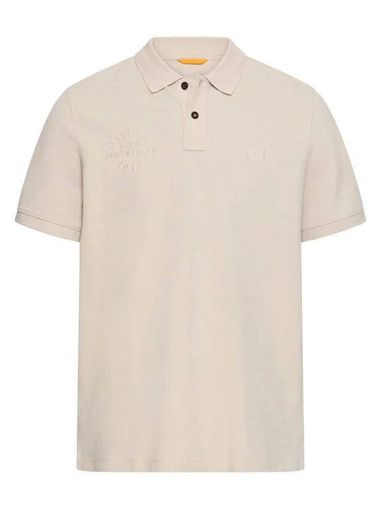 Zdjęcie produktu Camel Active Koszulka polo w kolorze beżowym rozmiar: M