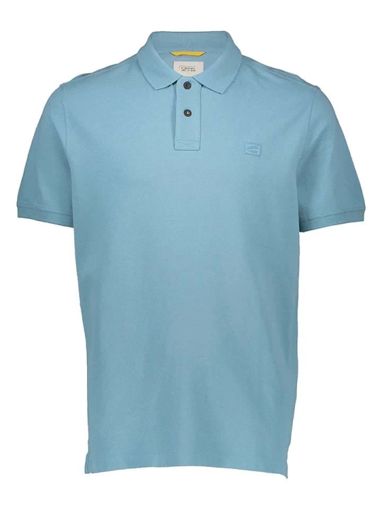 Zdjęcie produktu Camel Active Koszulka polo w kolorze błękitnym rozmiar: M