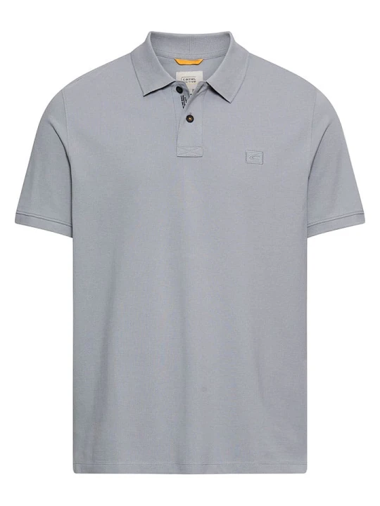 Zdjęcie produktu Camel Active Koszulka polo w kolorze szaroniebieskim rozmiar: L