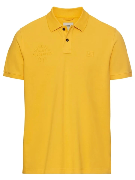 Zdjęcie produktu Camel Active Koszulka polo w kolorze żółtym rozmiar: L