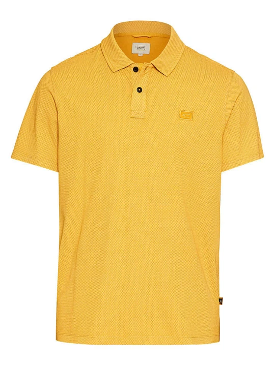 Zdjęcie produktu Camel Active Koszulka polo w kolorze żółtym rozmiar: M