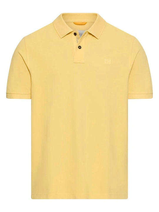 Zdjęcie produktu Camel Active Koszulka polo w kolorze żółtym rozmiar: L