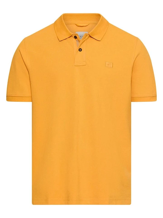 Zdjęcie produktu Camel Active Koszulka polo w kolorze żółtym rozmiar: L