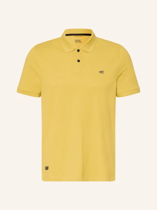 Zdjęcie produktu Camel Active Koszulka Polo Z Pikowanym Wzorem gelb CIEMNOŻÓŁTY