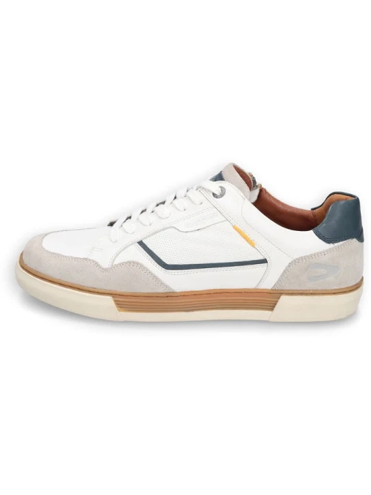 Zdjęcie produktu Camel Active Skórzane sneakersy "Bayland" w kolorze biało-granatowym rozmiar: 40
