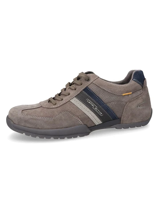 Zdjęcie produktu Camel Active Skórzane sneakersy "Driver" w kolorze szarym rozmiar: 44