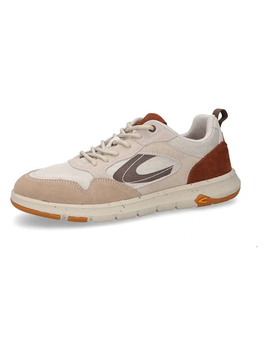 Zdjęcie produktu Camel Active Skórzane sneakersy "Harvest" w kolorze beżowym rozmiar: 40