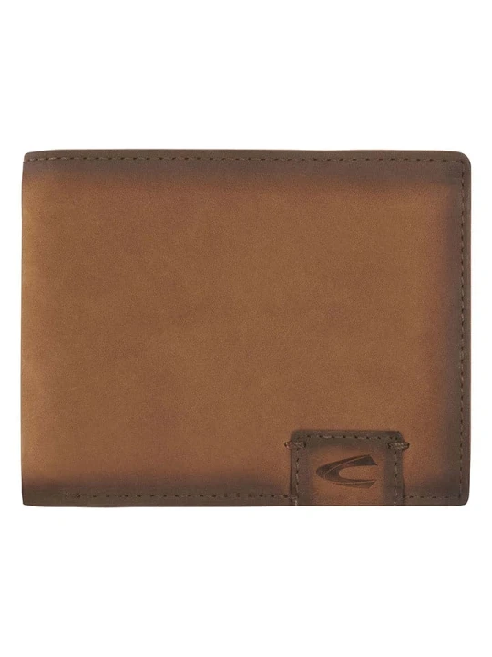 Zdjęcie produktu Camel Active Skórzany portfel "Cordoba" w kolorze jasnobrązowym - 10 x 12, 7 x 1, 5 cm rozmiar: onesize