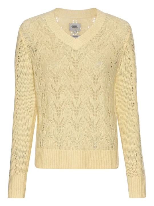 Zdjęcie produktu Camel Active Sweter w kolorze żółtym rozmiar: XL