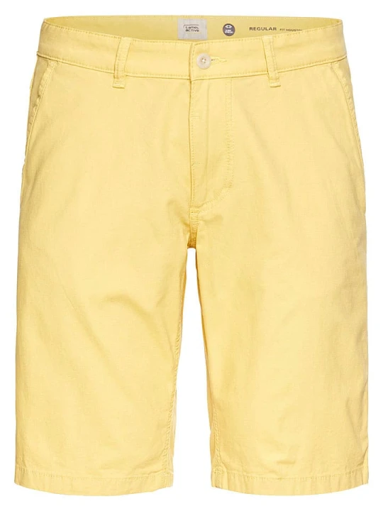 Zdjęcie produktu Camel Active Szorty chino - Regular fit - w kolorze żółtym rozmiar: W36