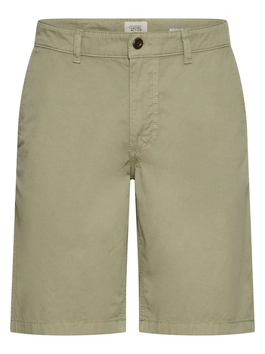 Zdjęcie produktu Camel Active Szorty chino w kolorze khaki rozmiar: W35