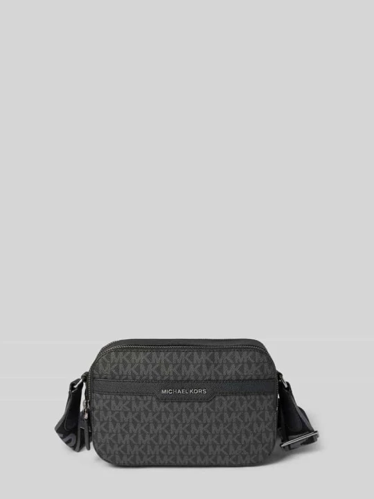Zdjęcie produktu Camera bag z aplikacja z logo model 'Hudson' Michael Kors Czarny