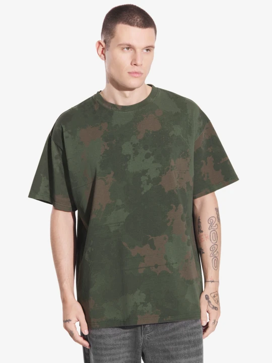 Zdjęcie produktu Camo t-shirt bawełniany moro PROSTO.