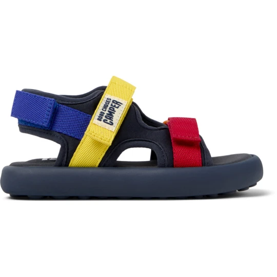 Zdjęcie produktu CAMPER Bobo Choses x Camper - Sandały dla Dla dziewczynek - Niebieski, Czerwony, Żółty, Tkanina