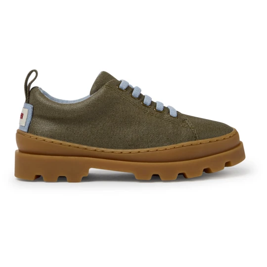 Zdjęcie produktu CAMPER Brutus - Eleganckie obuwie sportowe dla Dla dziewczynek - Zielony, Tkanina/Skóra licowa