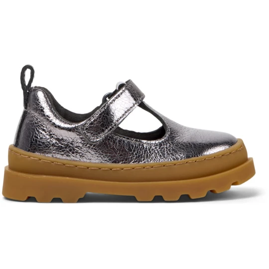 Zdjęcie produktu CAMPER Brutus - Eleganckie obuwie sportowe dla Firstwalkers - Szary, Skóra licowa