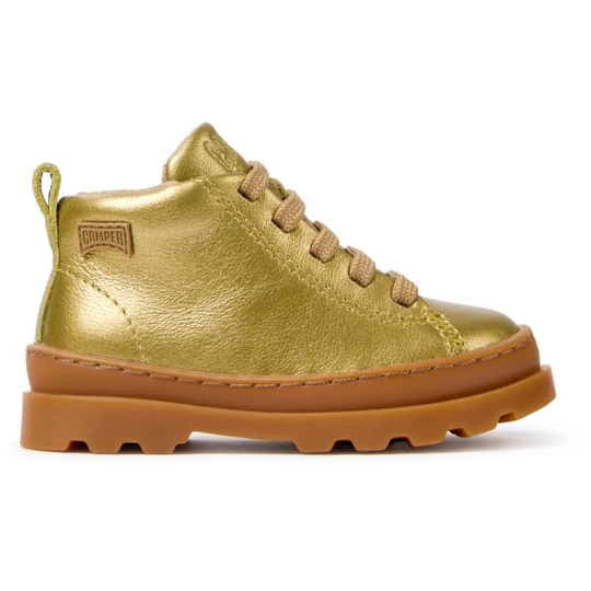 Zdjęcie produktu CAMPER Brutus - Eleganckie obuwie sportowe dla Firstwalkers - Żółty, Skóra licowa