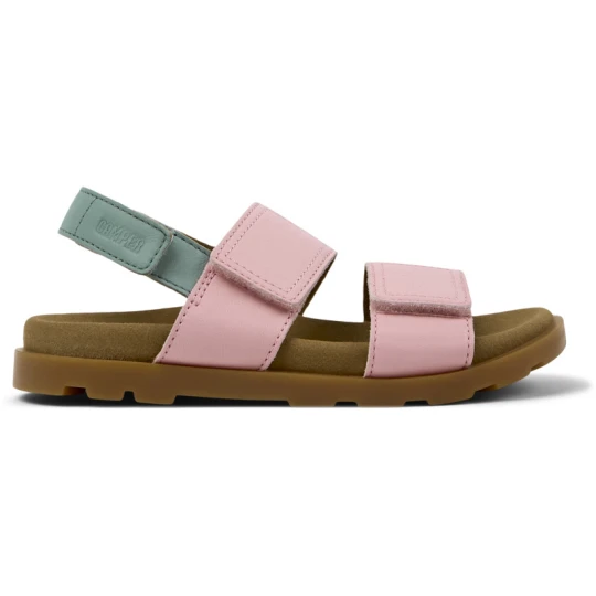Zdjęcie produktu CAMPER Brutus Sandal - Sandały dla Dla dziewczynek - Różowy, Zielony, Skóra licowa
