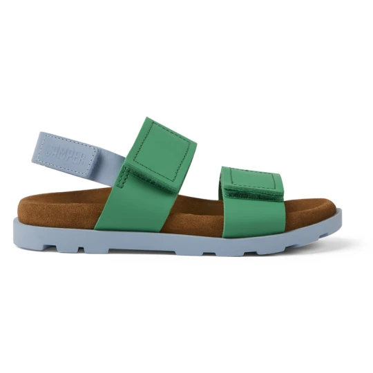 Zdjęcie produktu CAMPER Brutus Sandal - Sandały dla Dla dziewczynek - Zielony, Niebieski, Skóra licowa