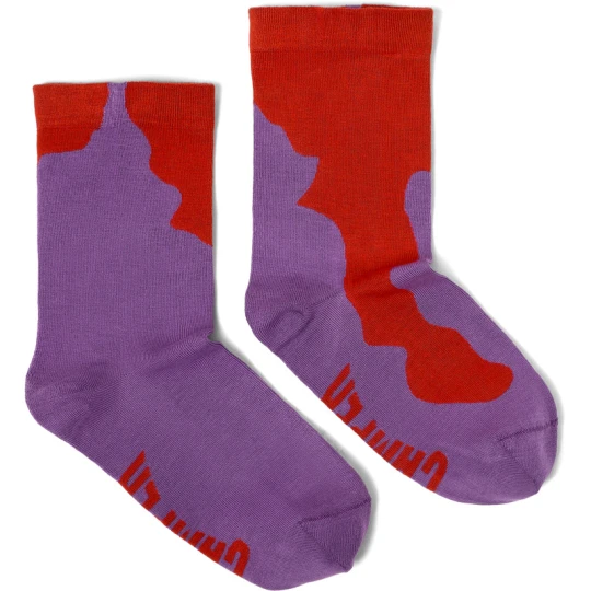Zdjęcie produktu CAMPER Calma Socks PYRATEX® - Unisex Skarpetki - Czerwony, Fiolet, Tkanina