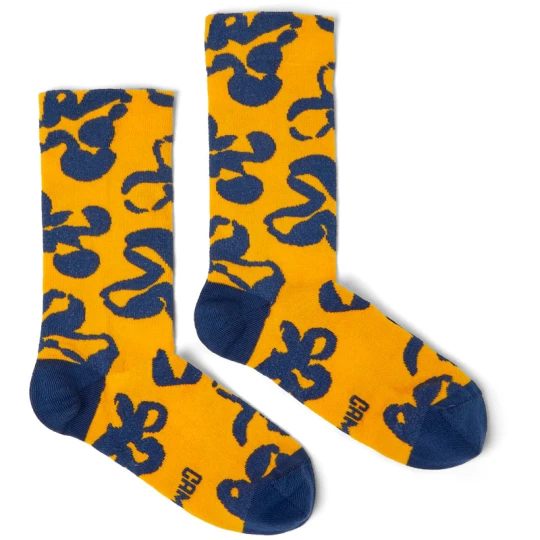Zdjęcie produktu CAMPER Calma Socks PYRATEX® - Unisex Skarpetki - Pomarańczowy, Niebieski, Tkanina
