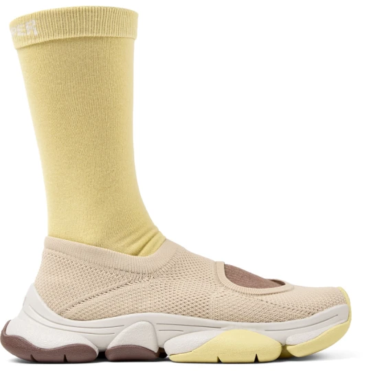 Zdjęcie produktu CAMPER Camper x ISSEY MIYAKE - Karst Finch - Baleriny dla Kobiety - Beżowy, Tkanina