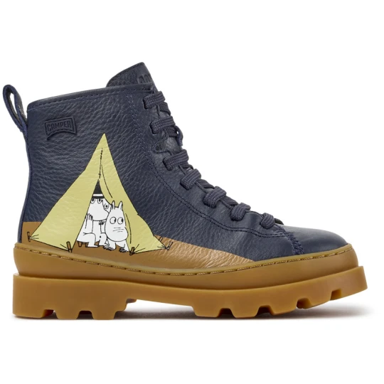 Zdjęcie produktu CAMPER Camper x Moomin - Eleganckie obuwie sportowe dla Dla dziewczynek - Niebieski, Skóra licowa