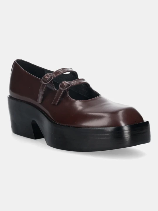 Zdjęcie produktu Camper czółenka skórzane Billie bordowy