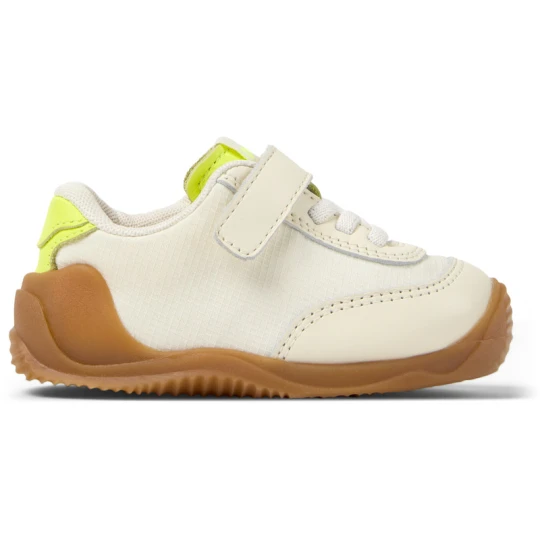 Zdjęcie produktu CAMPER Dadda - Trampki dla Firstwalkers - Biały, Tkanina / Skóra licowa