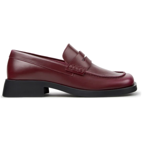 Zdjęcie produktu CAMPER Donna - Eleganckie buty dla Kobiety - Kasztanowy, Różowy, Skóra licowa bordowy