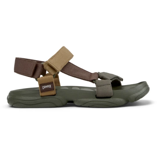 Zdjęcie produktu CAMPER Karst Sandal - Buty na co dzień dla Mężczyźni - Brązowy, Zielony, rozmiar, Tkanina