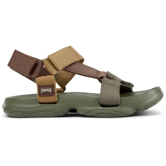 Zdjęcie produktu CAMPER Karst Sandal - Sandały dla Kobiety - Brązowy, Zielony, Tkanina