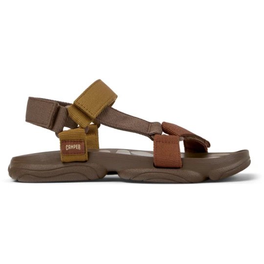 Zdjęcie produktu CAMPER Karst Sandal - Sandały dla Mężczyźni - Brązowy, Czerwony, Tkanina