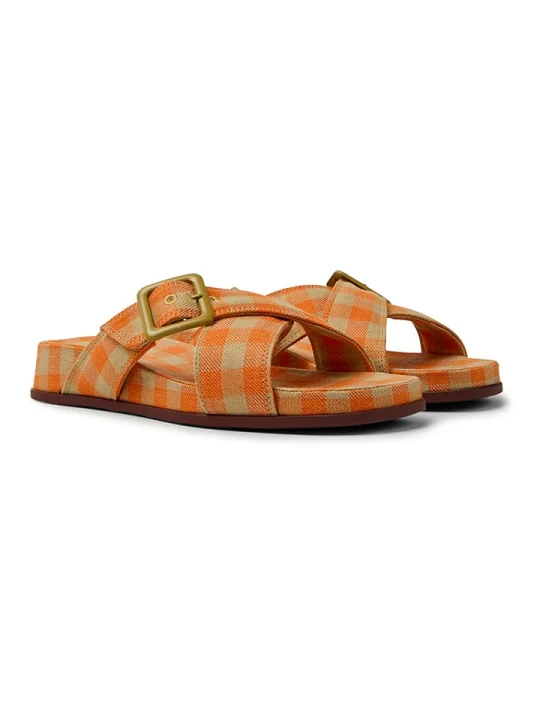 Zdjęcie produktu Camper Klapki "Antonik" w kolorze pomarańczowym rozmiar: 37