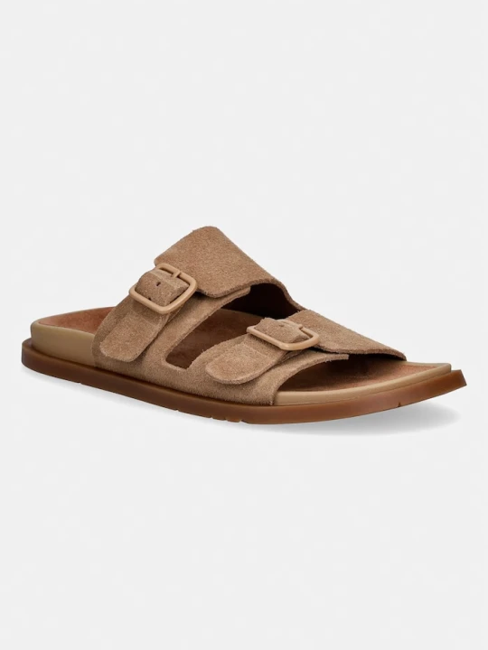 Zdjęcie produktu Camper klapki damskie zamszowe Lluc Sandal beżowy