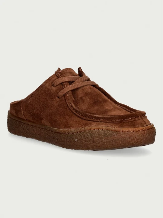 Zdjęcie produktu Camper klapki mules damskie zamszowe Peu Tereno brązowy
