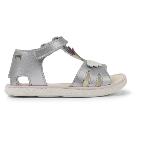 Zdjęcie produktu CAMPER Miko - Sandały dla Firstwalkers - Szary, Skóra licowa