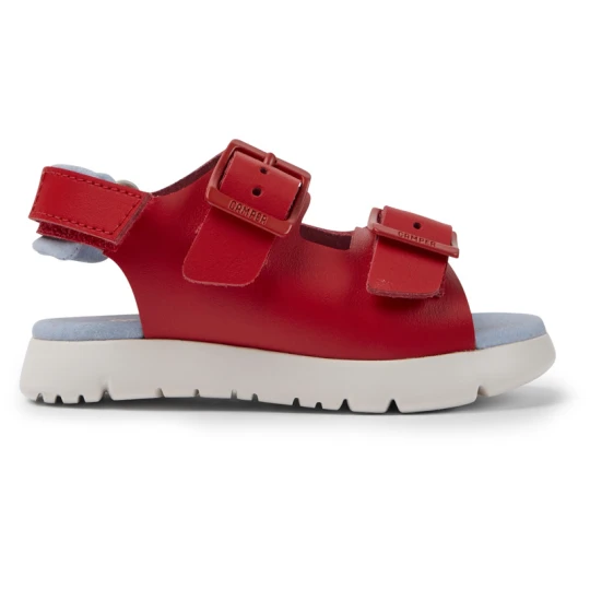 Zdjęcie produktu CAMPER Oruga - Sandały dla Firstwalkers - Czerwony, Skóra licowa