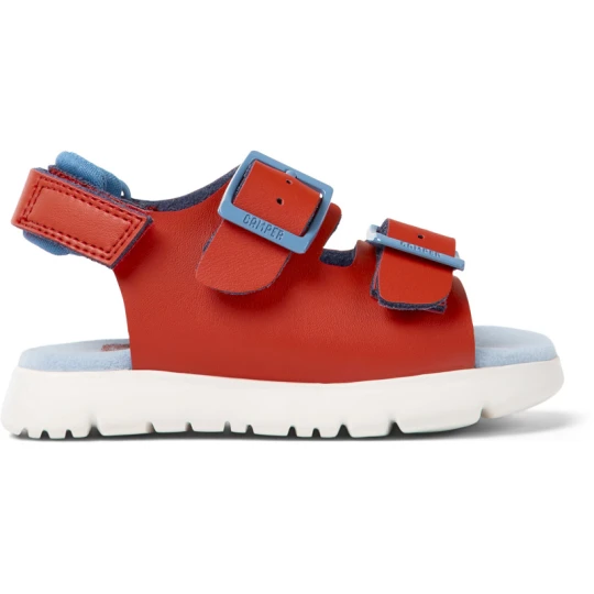 Zdjęcie produktu CAMPER Oruga - Sandały dla Firstwalkers - Czerwony, Skóra licowa