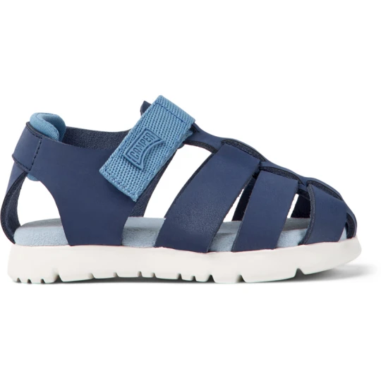 Zdjęcie produktu CAMPER Oruga - Sandały dla Firstwalkers - Niebieski, Skóra licowa/Tkanina