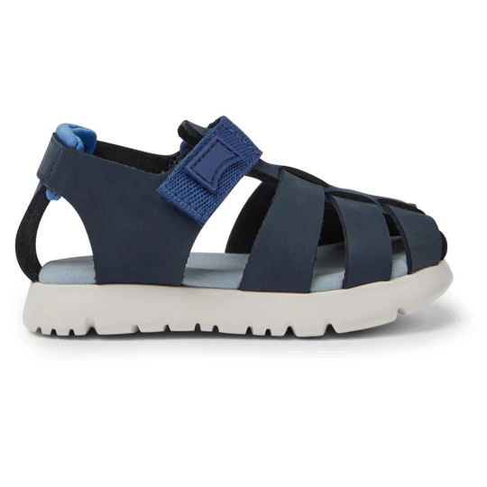 Zdjęcie produktu CAMPER Oruga - Sandały dla Firstwalkers - Niebieski, Skóra licowa/Tkanina