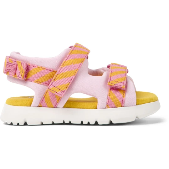 Zdjęcie produktu CAMPER Oruga - Sandały dla Firstwalkers - Różowy, Pomarańczowy, Tkanina