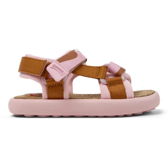 Zdjęcie produktu CAMPER Pelotas Flota - Sandały dla Dla dziewczynek - Brązowy, Różowy, Biały, Tkanina
