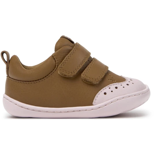 Zdjęcie produktu CAMPER Peu - Eleganckie obuwie sportowe dla Firstwalkers - Brązowy, Skóra licowa