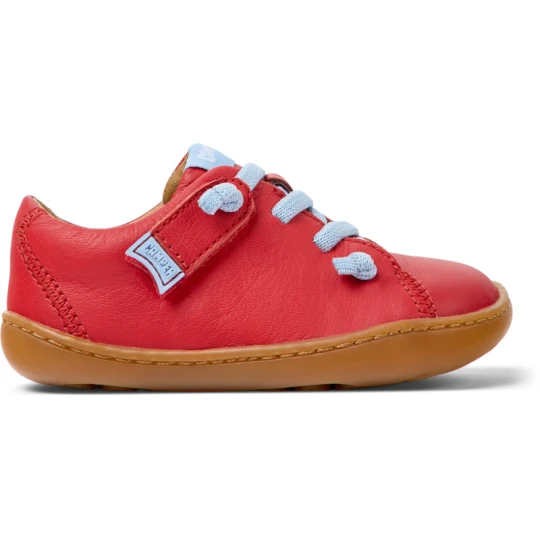 Zdjęcie produktu CAMPER Peu - Eleganckie obuwie sportowe dla Firstwalkers - Czerwony, Skóra licowa