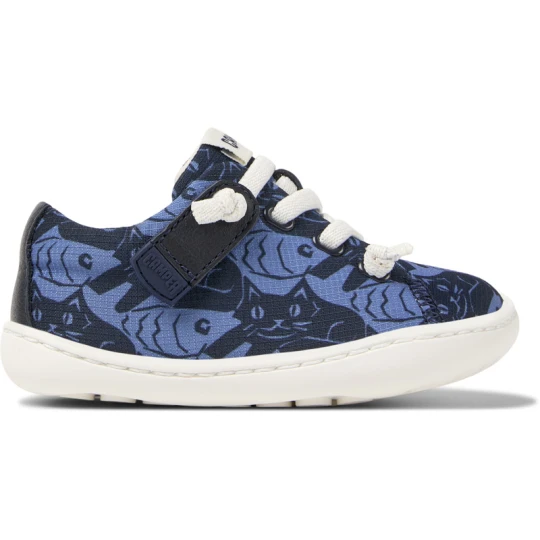 Zdjęcie produktu CAMPER Peu - Eleganckie obuwie sportowe dla Firstwalkers - Niebieski, Tkanina/Skóra licowa