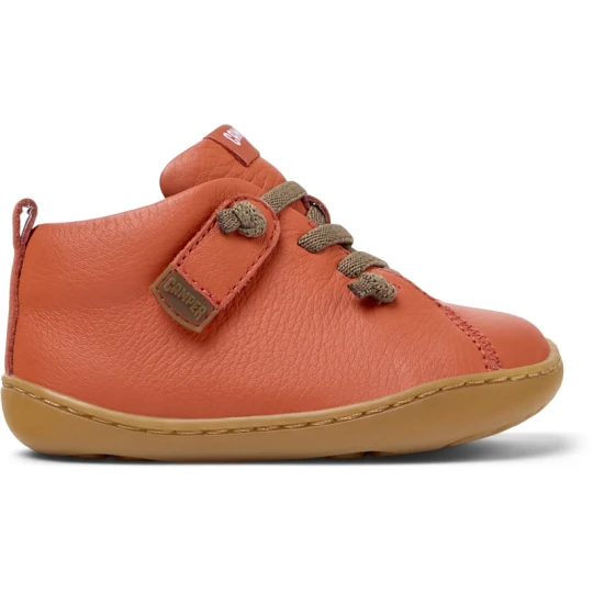 Zdjęcie produktu CAMPER Peu - Eleganckie obuwie sportowe dla Firstwalkers - Pomarańczowy, Skóra licowa