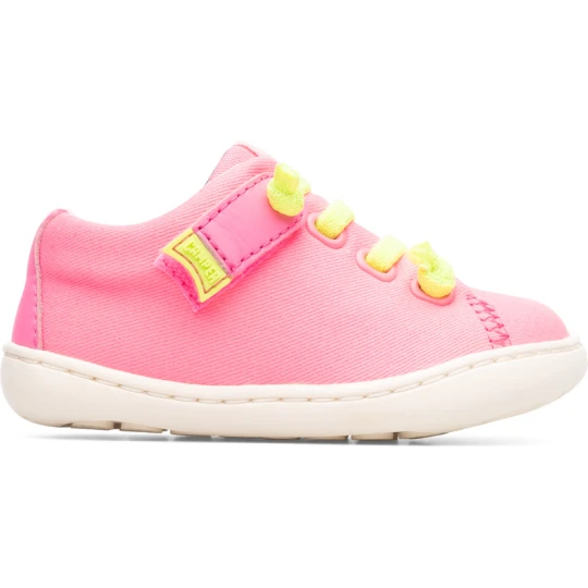 Zdjęcie produktu CAMPER Peu - Eleganckie obuwie sportowe dla Firstwalkers - Różowy, Tkanina / Skóra licowa